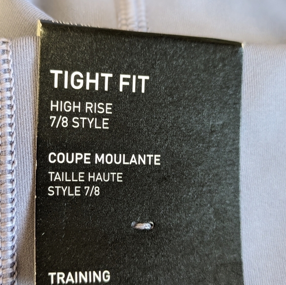 ADIDAS Optime Training Leggings, 7/8 Length, Silver Violet, NWT! XL - Picture 9 of 10